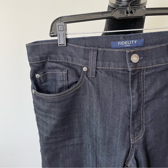 Fidelity Denim 50-11 Blue Revolution Rinse Relaxed Straight Fit Jeans EUC Sz 36 - Picture 6 of 10